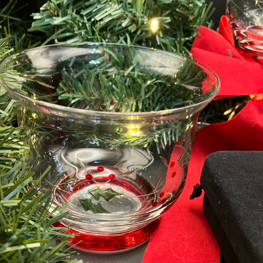 Hand painted Glass Votive Holders - Picture 6 of 14